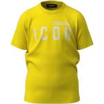 Dětská trička s límečkem Chlapecké v žluté barvě od značky Dsquared2 z obchodu Vermont.cz s poštovným zdarma 