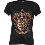 Dámská  Trička s potiskem v černé barvě z bavlny ve velikosti XXL  strečová  s motivem Harry Potter plus size 