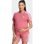 Dámská  Sportovní trička adidas v růžové barvě z viskózy ve velikosti XS ve slevě 