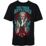 Tričko metal pánské Five Finger Death Punch - Lady Muerta - ROCK OFF - FFDPTS18MB L