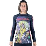 Dámská  Fitness trička z polyesteru ve velikosti L s dlouhým rukávem s motivem Iron Maiden 