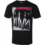 Pánská  Trička s potiskem v černé barvě z bavlny ve velikosti 10 XL s motivem Ramones plus size 