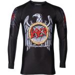Pánská  Fitness trička v černé barvě z polyesteru ve velikosti XS s dlouhým rukávem s motivem Zabiják | Slayer 