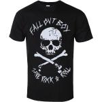 Pánská  Trička s potiskem v černé barvě z bavlny s motivem Fall Out Boy na podzim 