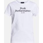 Dětská sportovní trička Dívčí v bílé barvě z bavlny od značky Peak Performance z obchodu Vermont.cz s poštovným zdarma 
