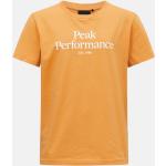 BIO Dětská trička s potiskem Dívčí v oranžové barvě od značky Peak Performance z obchodu Vermont.cz s poštovným zdarma 