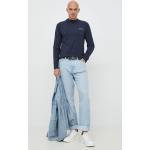 Designer  Trička s dlouhým rukávem Calvin Klein v námořnicky modré barvě z bavlny ve velikosti S s dlouhým rukávem 
