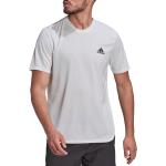 Pánská  Dlouhá trička adidas Aeroready v bílé barvě z polyesteru ve velikosti 3 XL ve slevě plus size 