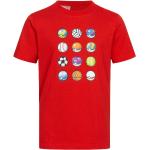 Dětská trička s krátkým rukávem adidas v červené barvě s motivem Pokémon ve slevě 