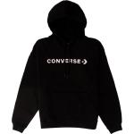 Dámské Rozepínací mikiny s kapucí Converse v černé barvě z bavlny ve velikosti XS ve slevě 