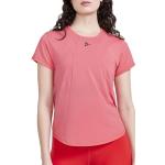 Dámská  Fitness trička Craft v růžové barvě ve velikosti XXL s krátkým rukávem plus size 