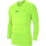 Pánská  Trička s kulatým výstřihem Nike Park v zelené barvě z polyesteru ve velikosti S s dlouhým rukávem s kulatým výstřihem ve slevě 