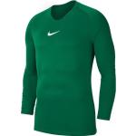 Pánská  Trička s kulatým výstřihem Nike Park v zelené barvě z polyesteru ve velikosti S s dlouhým rukávem s kulatým výstřihem ve slevě 