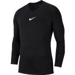 Pánská  Trička s kulatým výstřihem Nike Park v černé barvě z polyesteru ve velikosti S s dlouhým rukávem s kulatým výstřihem ve slevě 