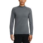 Pánská  Fitness trička Nike Pro v šedé barvě ve velikosti S s dlouhým rukávem ve slevě 