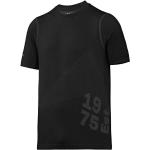 Pánská  Funkční trička Snickers Workwear FlexiWork v černé barvě z kůže 