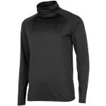Pánská  Sportovní trička 4F v černé barvě z polyesteru ve velikosti L s vysokým krkem  strečová  
