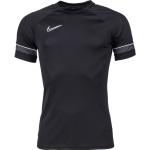 Dětská trička s krátkým rukávem Nike Academy v černé barvě z polyesteru ve velikosti 8 let 