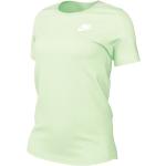 Dámská  Trička s kulatým výstřihem Nike ve světle zelené barvě ve velikosti 9 XL s krátkým rukávem s kulatým výstřihem 