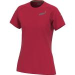 Dámská  Trička na běhání Inov-8 v bordeaux červené z polyesteru ve velikosti 9 XL ve slevě 