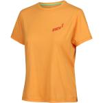 Dámská  Trička s krátkým rukávem Inov-8 v oranžové barvě ve velikosti 10 XL s krátkým rukávem ve slevě 