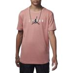 Dětská trička s krátkým rukávem Jordan v růžové barvě 