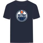  Trička s potiskem v tmavě modré barvě s motivem Edmonton Oilers 