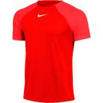 Pánská  Trička s krátkým rukávem Nike Academy v červené barvě z polyesteru ve velikosti S s krátkým rukávem ve slevě 