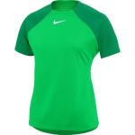 Dámská  Trička s krátkým rukávem Nike Academy v zelené barvě z polyesteru ve velikosti XS s krátkým rukávem ve slevě 