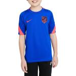 Dětská trička s krátkým rukávem Nike Dri-Fit v modré barvě ve slevě 
