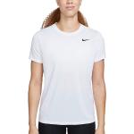 Dámská  Fitness trička Nike Dri-Fit v bílé barvě z kůže ve velikosti M s krátkým rukávem ve slevě 