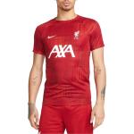 Pánské Topy Nike v červené barvě ve velikosti S s krátkým rukávem s motivem FC Liverpool ve slevě 