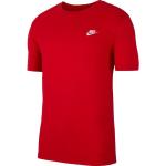 Pánská  Trička s krátkým rukávem Nike v červené barvě ve velikosti L s krátkým rukávem ve slevě 