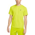 Pánská  Trička s krátkým rukávem Nike v žluté barvě ve velikosti M s krátkým rukávem ve slevě 