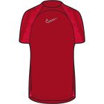 Dámská  Trička s krátkým rukávem Nike Strike v červené barvě z polyesteru ve velikosti XS s krátkým rukávem 