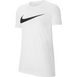 Dámská  Trička s krátkým rukávem Nike v bílé barvě z viskózy ve velikosti S s krátkým rukávem ve slevě 