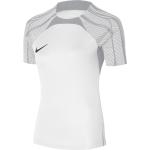 Dámské Topy Nike v bílé barvě z polyesteru ve velikosti S s krátkým rukávem ve slevě 