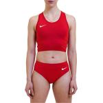Dámské Topy Nike Team v červené barvě ve velikosti XXL plus size 