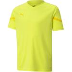 Dětská sportovní trička Puma v žluté barvě z polyesteru ve slevě 