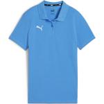 Pánská  Trička s krátkým rukávem Puma teamGOAL v modré barvě ve velikosti S s krátkým rukávem 