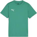Pánská  Trička s krátkým rukávem Puma teamGOAL v zelené barvě ve velikosti XXL s krátkým rukávem plus size 