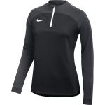 Dámské Topy Nike Academy v černé barvě z polyesteru ve velikosti M s dlouhým rukávem ve slevě 