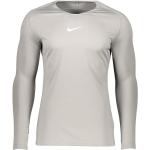 Pánská  Trička s kulatým výstřihem Nike Park v šedé barvě z polyesteru ve velikosti M s dlouhým rukávem s kulatým výstřihem ve slevě 