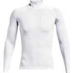Pánská  Trička s dlouhým rukávem Under Armour v bílé barvě z polyesteru ve velikosti M s dlouhým rukávem  strečová  ve slevě 