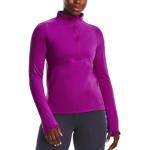 Dámská  Fitness trička Under Armour ve fialové barvě ve velikosti M s dlouhým rukávem ve slevě 