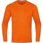 Pánská  Trička s dlouhým rukávem Jako v oranžové barvě ve velikosti 3 XL s dlouhým rukávem plus size 