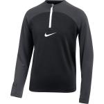 Dětská trička s dlouhým rukávem Nike Academy v černé barvě z polyesteru ve slevě 