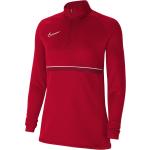 Dámská  Trička s dlouhým rukávem Nike Academy v červené barvě z polyesteru ve velikosti XXS s dlouhým rukávem ve slevě 