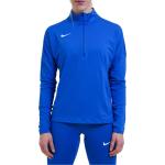 Dámská  Trička na běhání Nike v modré barvě ve velikosti XS s dlouhým rukávem ve slevě 
