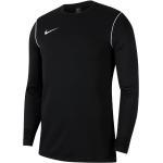 Dětská trička s dlouhým rukávem Nike v černé barvě ve velikosti 10 
